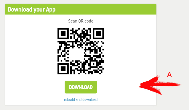 download AppsGeyser app with QR